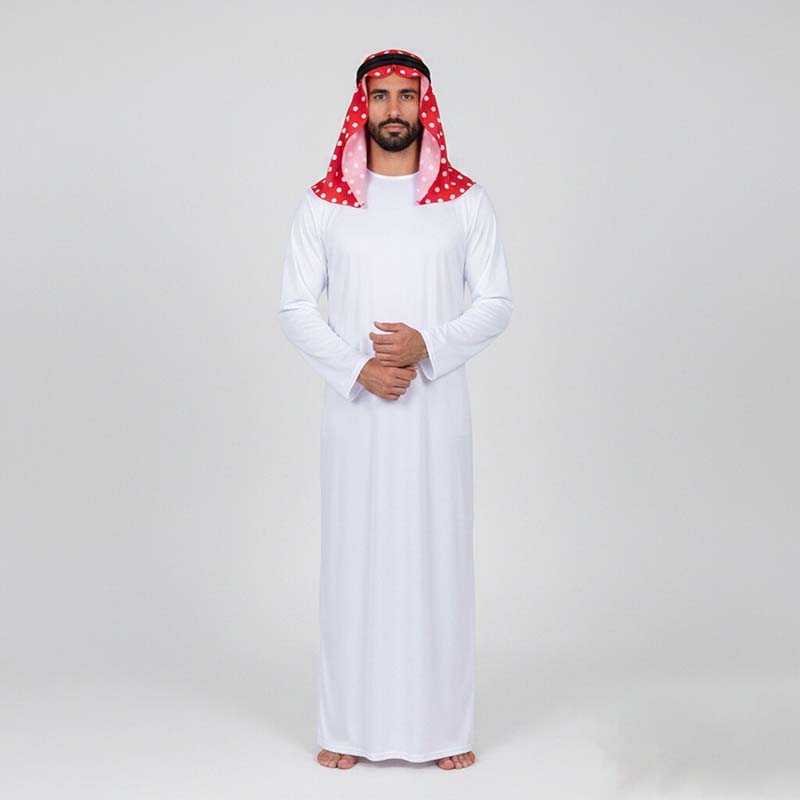 Ascot Neck Scarf - Traje Árabe Tradicional, Túnica Árabe, Atuendos