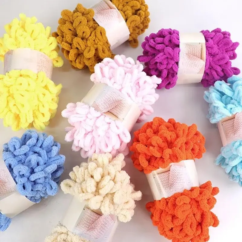 100g/bola de hilo de bucle par - Woven Scarf Blanket reseña y precio