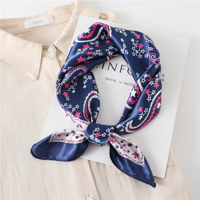 Pañuelo de seda cuadrado de lu - Silk Neck Scarf reseña y precio