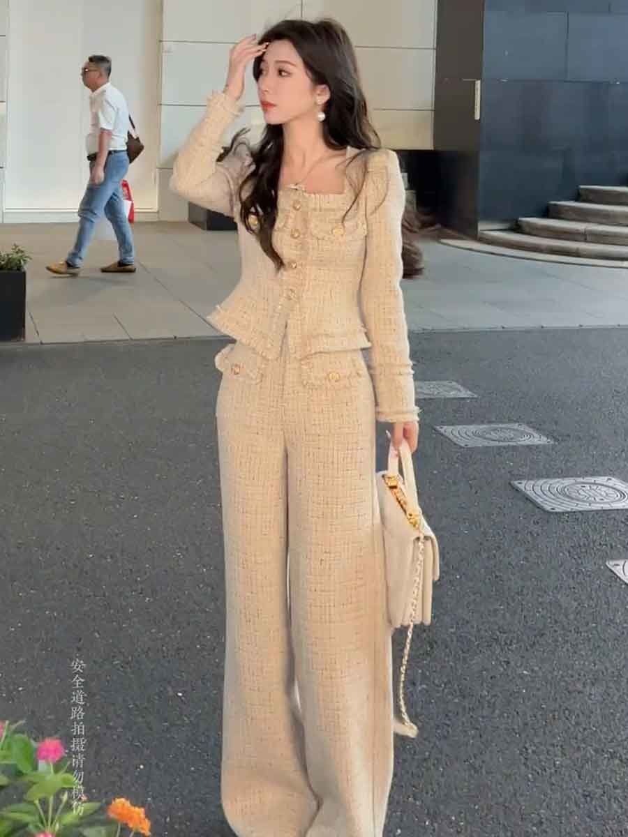 Abrigo de manga larga de Color - Pocket Square Set reseña y precio