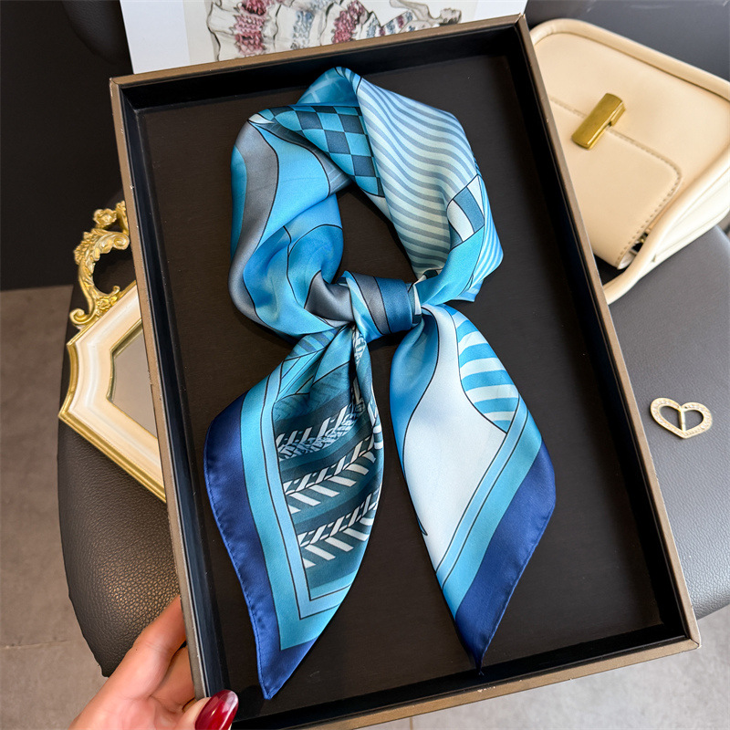Bufandas cuadradas de seda con - Ascot Neck Scarf reseña y precio