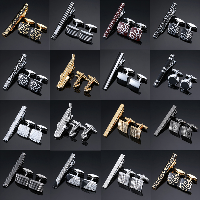 Gemelos de alta calidad, clip  - Tie Bar Set Gift reseña y precio