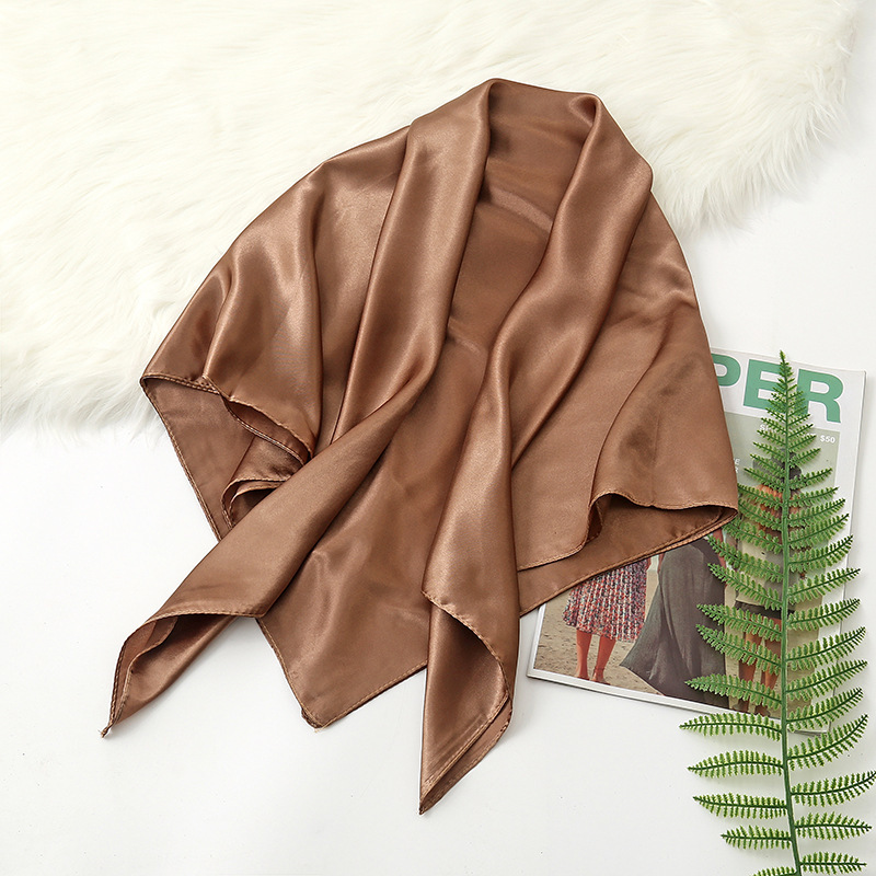 Pañuelo Hijab de colores sólid - Silk Neck Scarf reseña y precio